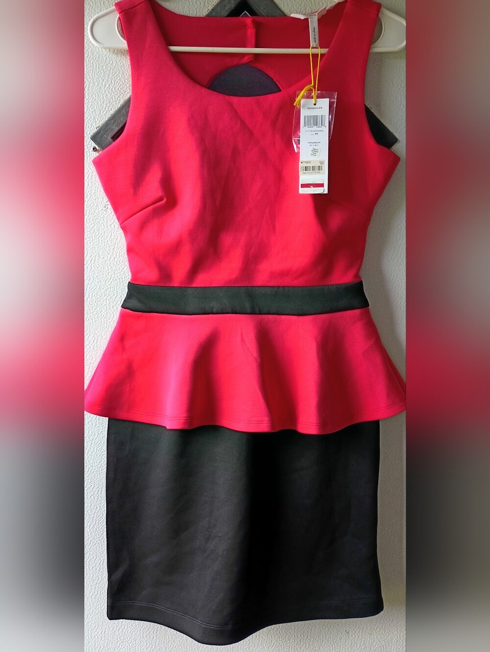 Nwt Macy's Peplum Dress Size Medium